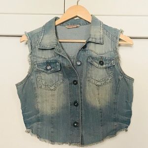 Denim vest